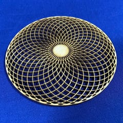 Sacred Geometry Torus Wood Wall Art