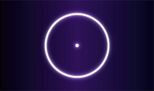 Monad single point sacred geometry origin representing infinite potential