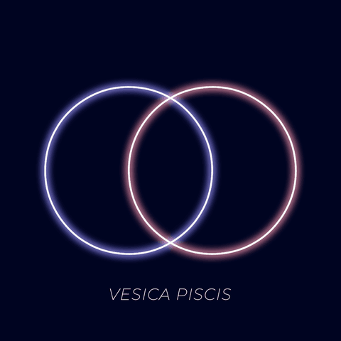 vesica piscis opposing colors