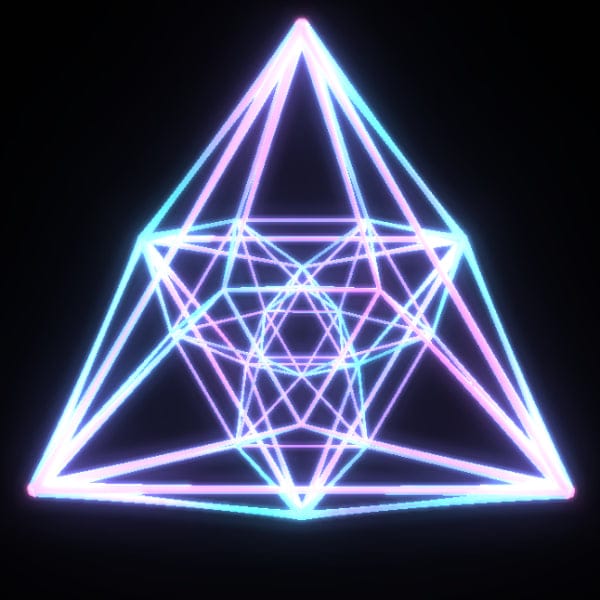 Icositetrachoron: the 24-cell, the one 4D object with no three-dimensional counterpart, in perspective projection