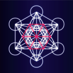 Hexahedron Cube in Metatron's Cube