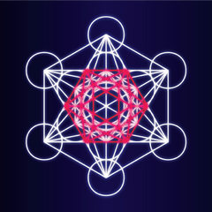 Icosahedron in Metatron's Cube