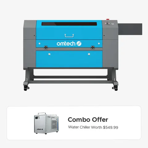 OMTech Maker Series laser cutter detailed view