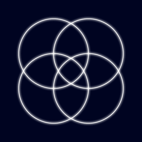 vesica piscis forming cross