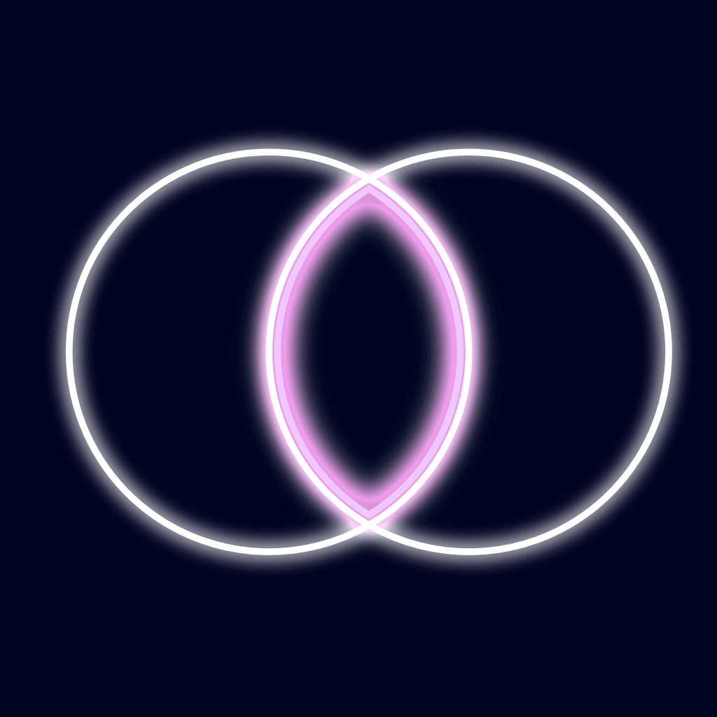 vesica piscis forming mandorla