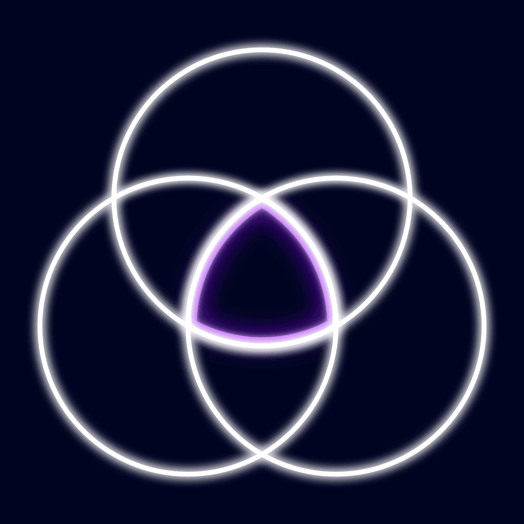 vesica piscis forming reuleaux triangle